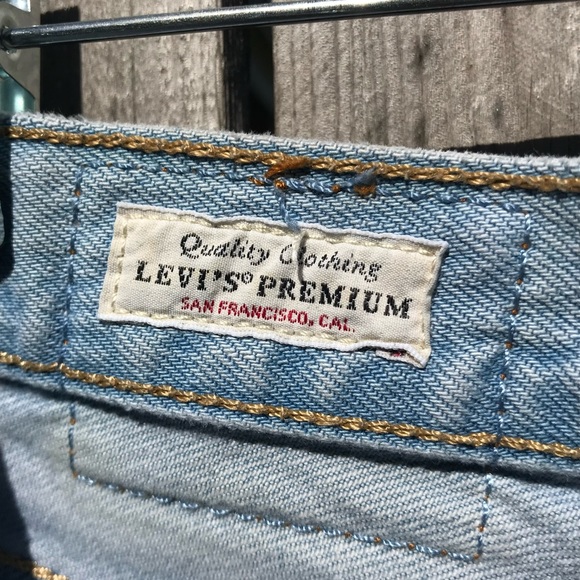 Levi’s 501 Original Shorts Light Wash SZ 29 - Picture 7 of 8